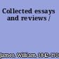 Collected essays and reviews /