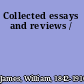 Collected essays and reviews /