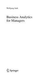 Business analytics for managers /