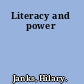 Literacy and power