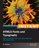 Instant HTML5 fonts and typography /