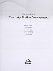 Professional Tizen application development /