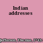 Indian addresses