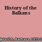 History of the Balkans