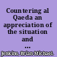 Countering al Qaeda an appreciation of the situation and suggestions for strategy /