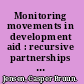 Monitoring movements in development aid : recursive partnerships and infrastructures /