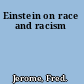 Einstein on race and racism