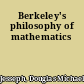 Berkeley's philosophy of mathematics