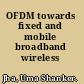 OFDM towards fixed and mobile broadband wireless access