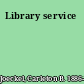 Library service