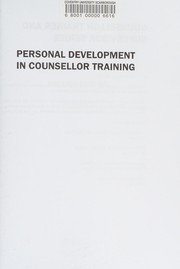 Personal development in counsellor training /