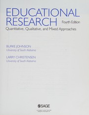 Educational research : quantitative, qualitative, and mixed approaches /