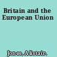 Britain and the European Union