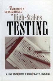 The unintended consequences of high-stakes testing /