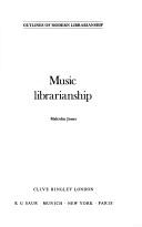 Music librarianship /