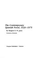 The contemporary Spanish novel, 1939-1975 /