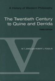 The twentieth century to Quine and Derrida /