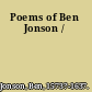 Poems of Ben Jonson /