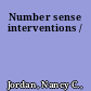 Number sense interventions /