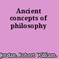Ancient concepts of philosophy