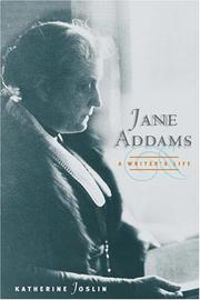 Jane Addams : a writer's life /