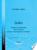 Gallia : Tableau sommaire de la Gaule sous la domination romaine /