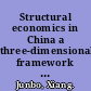 Structural economics in China a three-dimensional framework for balanced growth /