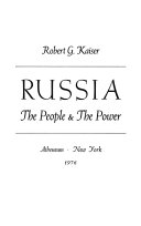 Russia : the people & the power /