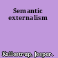 Semantic externalism