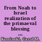From Noah to Israel realization of the primaeval blessing after the flood /
