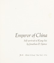Emperor of China ; self portrait of Kʻang Hsi /