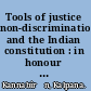 Tools of justice non-discrimination and the Indian constitution : in honour of K.G. Kannabiran /