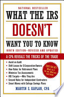 What the IRS doesn't want you to know : a CPA reveals the tricks of the trade /