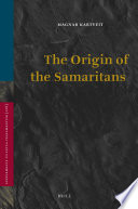 The origin of the Samaritans