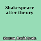 Shakespeare after theory