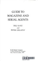 Guide to magazine and serial agents /