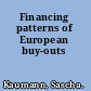 Financing patterns of European buy-outs