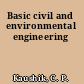 Basic civil and environmental engineering