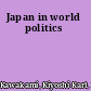 Japan in world politics