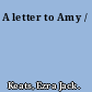 A letter to Amy /
