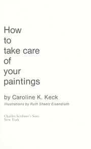 How to take care of your paintings /