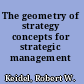 The geometry of strategy concepts for strategic management /