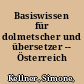 Basiswissen für dolmetscher und übersetzer -- Österreich /