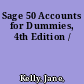 Sage 50 Accounts for Dummies, 4th Edition /