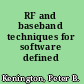 RF and baseband techniques for software defined radio