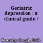 Geriatric depression : a clinical guide /