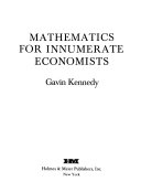 Mathematics for innumerate economists /