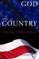 God and country America in red and blue /