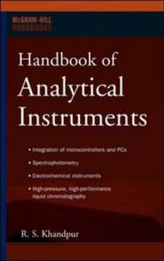 Handbook of analytical instruments /