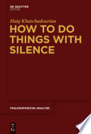 How to do things with silence /
